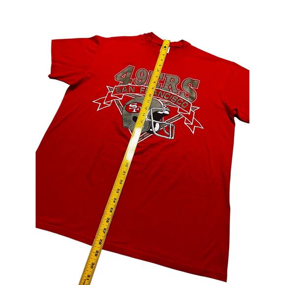 Vintage 80’s San Francisco 49ers Niners T-Shirt Sz XL Champions' NFL Red Logo 7 - Picture 6 of 10